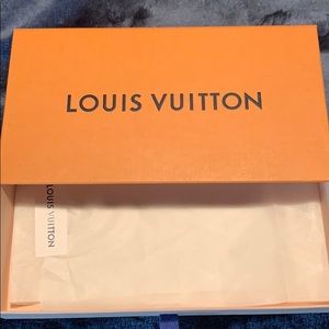 Louis Vuitton empty box with tissue paper